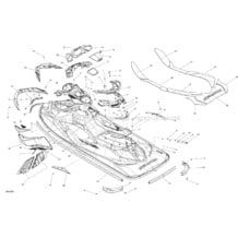 09- Body pour Sea-Doo 2013 RXP-X 260 & RS, 2013