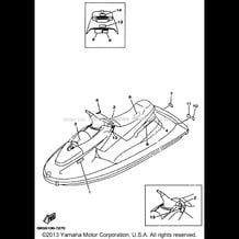 IMPORTANT LABELS pour Yamaha 1997 WaveRunner WAVE BLASTER II - WB760V - 1997