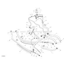 01- Cooling System pour Seadoo 2013 RXT 260 & RS, 2013