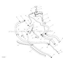 01- Cooling System pour Seadoo 2013 WAKE PRO 215, 2013