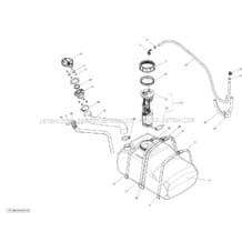 02- Fuel System pour Seadoo 2013 WAKE PRO 215, 2013