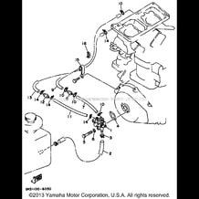OIL PUMP pour Yamaha 1997 WaveRunner WAVE BLASTER II 760 (WB760V) 1997