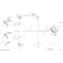 10- Electrical Harness Steering pour Sea-Doo 2013 WAKE PRO 215, 2013