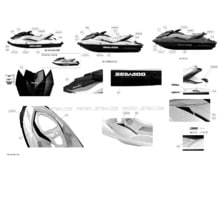 09- Decals _29S1412b pour Seadoo 2014 GTI 130, 2014