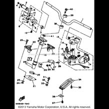STEERING 1 pour Yamaha 1997 WaveRunner WAVE BLASTER II 760 (WB760V) 1997