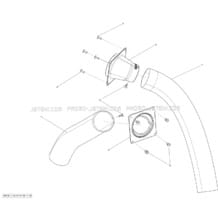09- Ventilation _36S1417 pour Sea-Doo 2014 GTR 215, 2014