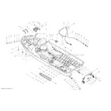 09- Hull _33S1418_LFI pour Sea-Doo 2014 GTS 130 & Rental, 2014