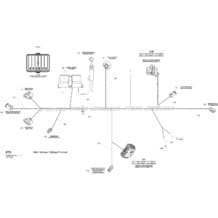 10- Electrical Harness Main Harness_13S1418a pour Sea-Doo 2014 GTS 130 & Rental, 2014