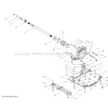 05- Propulsion _21S1403 pour Seadoo 2014 GTX LTD iS 260, 2014