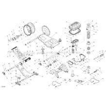 08- Suspension _43S1403 pour Sea-Doo 2014 GTX LTD iS 260, 2014