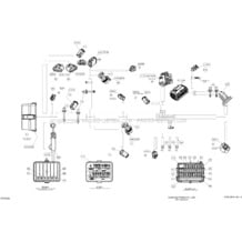 10- Electrical Harness Main Harness_13S1403a pour Seadoo 2014 GTX LTD iS 260, 2014