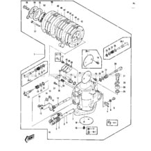 CARBURETOR ('79-'81 A3/A4/A4A/A5) pour Kawasaki 1979 JS440