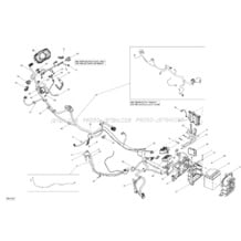 10- Electrical System _09S1403 pour Sea-Doo 2014 GTX LTD iS 260, 2014