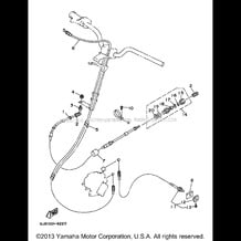 CONTROL CABLE pour Yamaha 1997 WaveRunner WAVE RAIDER 700 (RA700BV) 1997