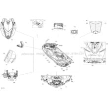 09- Decals _29S1411a pour Seadoo 2014 RXP-X 260 & RS, 2014