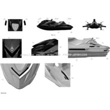 09- Decals _29S1411b pour Seadoo 2014 RXP-X 260 & RS, 2014
