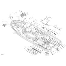 09- Hull _33S1411 pour Seadoo 2014 RXP-X 260 & RS, 2014