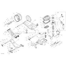 08- Suspension _43S1405 pour Sea-Doo 2014 RXT-X aS 260 & RS. 2014