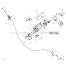 07- Steering _24S1402 pour Sea-Doo 2014 SPARK ACE 900 (2up), 2014