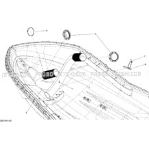 09- Ventilation _36S1402 pour Seadoo 2014 SPARK ACE 900 (2up), 2014