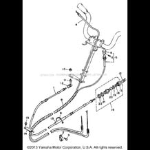 CONTROL CABLE pour Yamaha 1990 WaveRunner WAVE RUNNER - WR500D - 1990