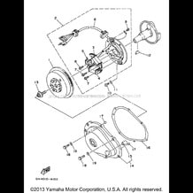 GENERATOR pour Yamaha 1997 WaveRunner WAVE RAIDER 700 - RA700BV - 1997