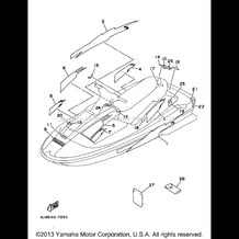 GRAPHIC TOOL pour Yamaha 1997 WaveRunner WAVE RAIDER 700 - RA700BV - 1997