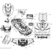 09- Decals _29S1519a pour Sea-Doo 2015 GTS 130 & Rental, 2015