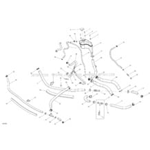 01- Cooling System _14S1503 pour Seadoo 2015 GTX LTD iS 260, 2015