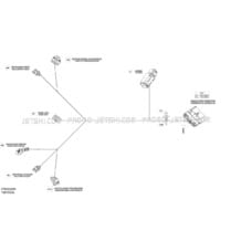 10- Electrical Harness - Steering Harness - 278003266 (Refer to Electrical System for Model) pour Seadoo 2015 RXT-X aS 260 & RS. 2015