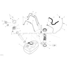 02- Fuel System _17S1501 pour Sea-Doo 2015 SPARK ACE 900 (2up), 2015