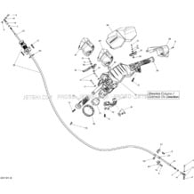 07- Steering _24S1501 pour Seadoo 2015 SPARK ACE 900 (2up), 2015