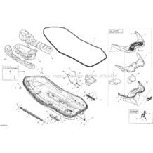 09- Hull _33S1501 pour Sea-Doo 2015 SPARK ACE 900 (2up), 2015