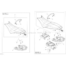 09- Seat _25S1501 pour Sea-Doo 2015 SPARK ACE 900 (2up), 2015