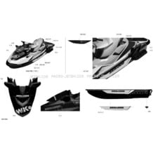 09- Decals _29S1509b pour Seadoo 2015 WAKE PRO 215, 2015