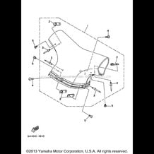 STEERING 2 pour Yamaha 1997 WaveRunner WAVE RAIDER 700 (RA700BV) 1997