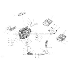 01- Engine pour Sea-Doo 2016 GTI-GTR-GTS, 2016
