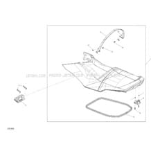 09- Seat pour Seadoo 2016 GTI-GTR-GTS, 2016