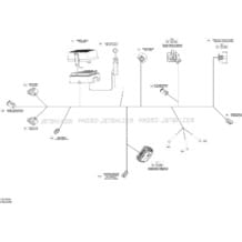 10- Electrical Harness - Main Harness - GTS pour Seadoo 2016 GTI-GTR-GTS, 2016