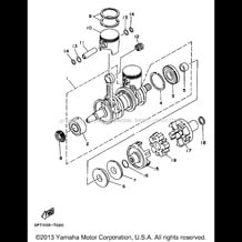 CRANKSHAFT PISTON pour Yamaha 1997 WaveRunner WAVE RUNNER GP760 - GP760V - 1997