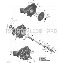 02- Supercharger - 300 pour Seadoo 2016 GTX, 2016