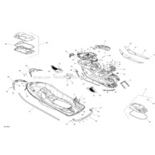 09- Body - With Suspension pour Seadoo 2016 GTX, 2016