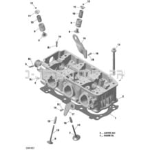 01- Cylinder Head - 300 pour Sea-Doo 2016 RXP, 2016