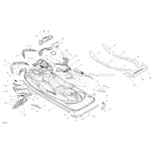 09- Body pour Seadoo 2016 RXP, 2016