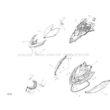09- Front Cover pour Sea-Doo 2016 RXP, 2016