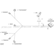 10- Electrical Harness - Steering Harness - 278003261 (Refer to Electrical System for Model) pour Seadoo 2016 RXP, 2016