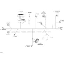 10- Electrical Harness - Main Harness - 278003317 (Refer to Electrical System for Model) pour Seadoo 2016 RXP, 2016