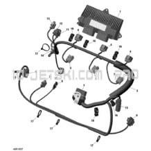 10- Engine Harness - 300 pour Sea-Doo 2016 RXP, 2016
