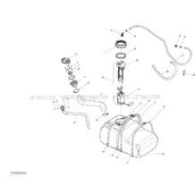 02- Fuel System - Without Suspension pour Seadoo 2016 RXT, 2016