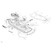 09- Body - Without Suspension pour Seadoo 2016 RXT, 2016